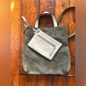 Urban Outfitters Faux Leather Bag with Changepurse